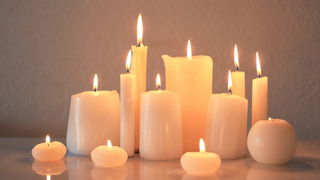 Different types of candles