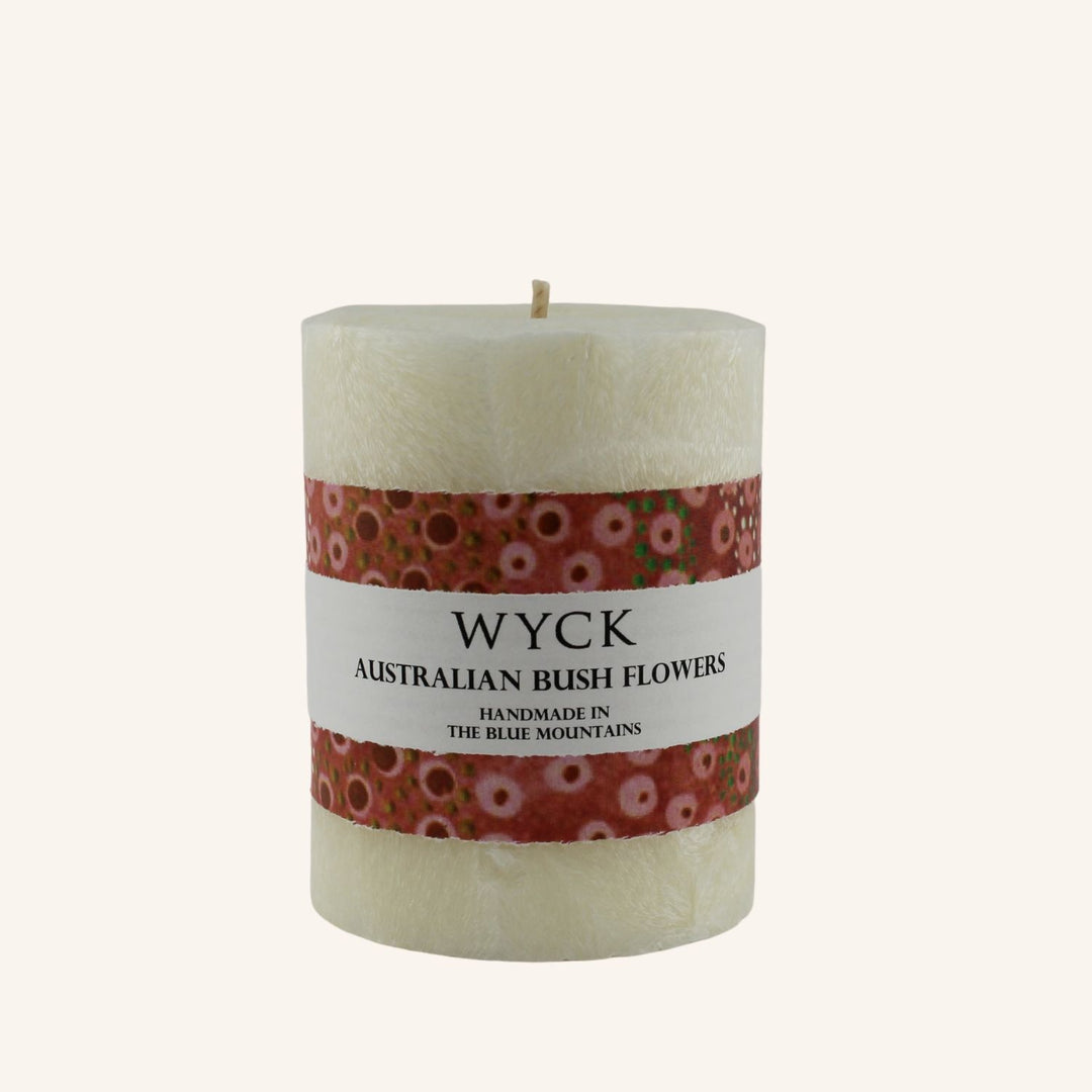 Australian Bush Flowers Small Pillar | Pillar Candles