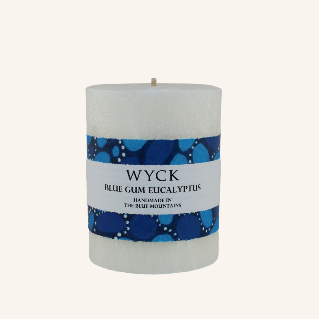 Blue Gum Eucalyptus Small Pillar | Pillar Candles