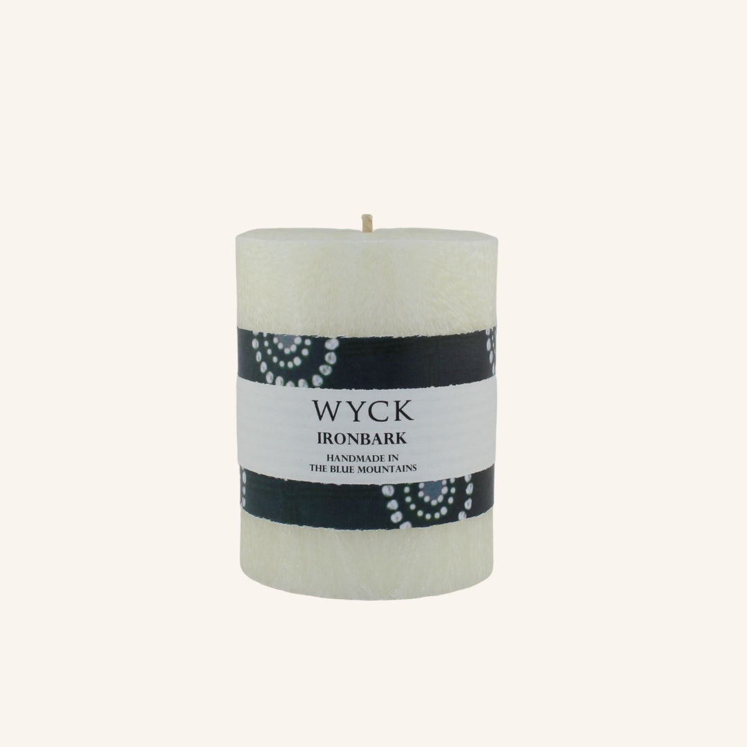 Ironbark Small Pillar| Pillar Candles