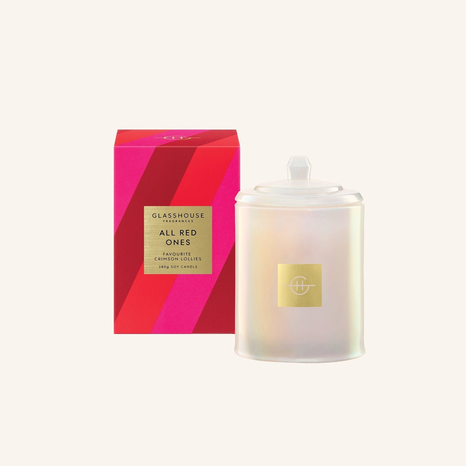アロマ・キャンドル Glasshouse candle / ALL RED ONES 380g Limited Edition - All the Red Ones | Glasshouse – Nerridah & Ross