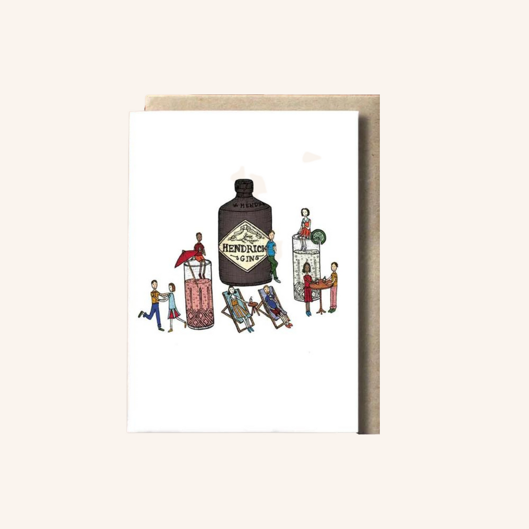Gin Party card by The Nonsense Maker