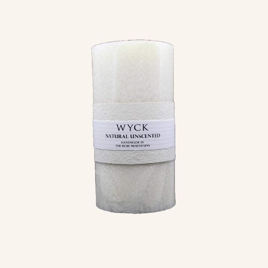 Natural Unscented Large Pillar | Pillar Candles