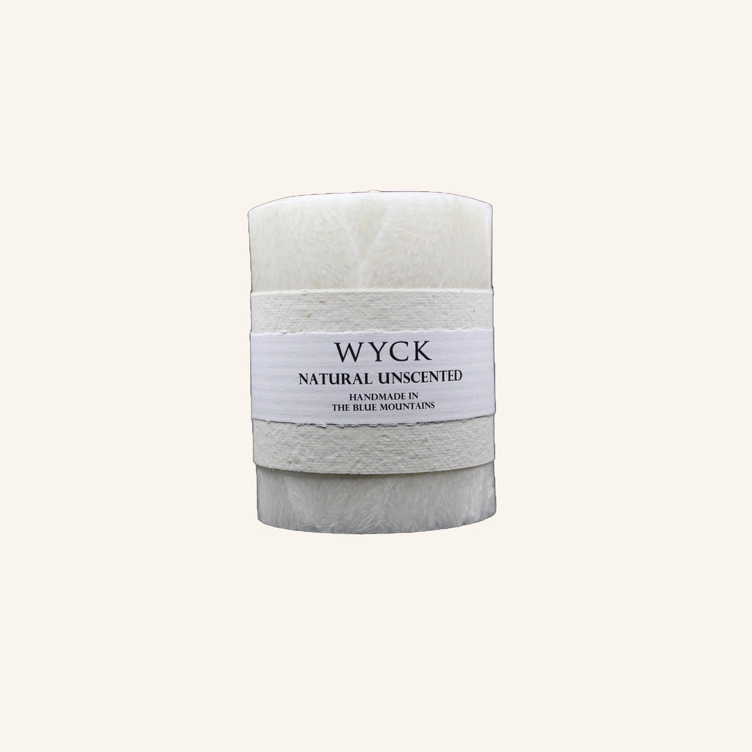 Natural Unscented Small Pillar | Pillar Candles