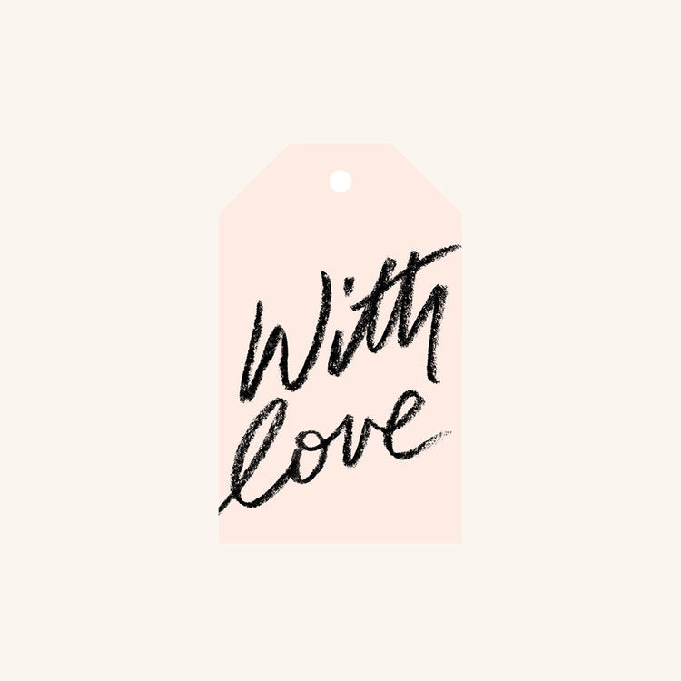With love - gift tag