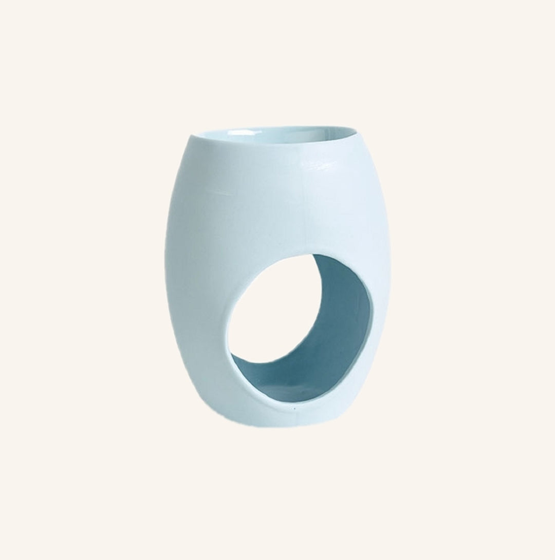 Oval Oil Burner Soft Green | Elume
