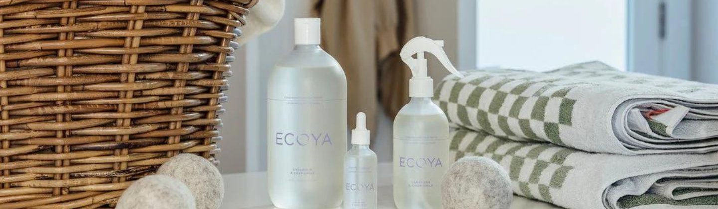 Ecoya Laundry liquid, dryer and linen spray collection
