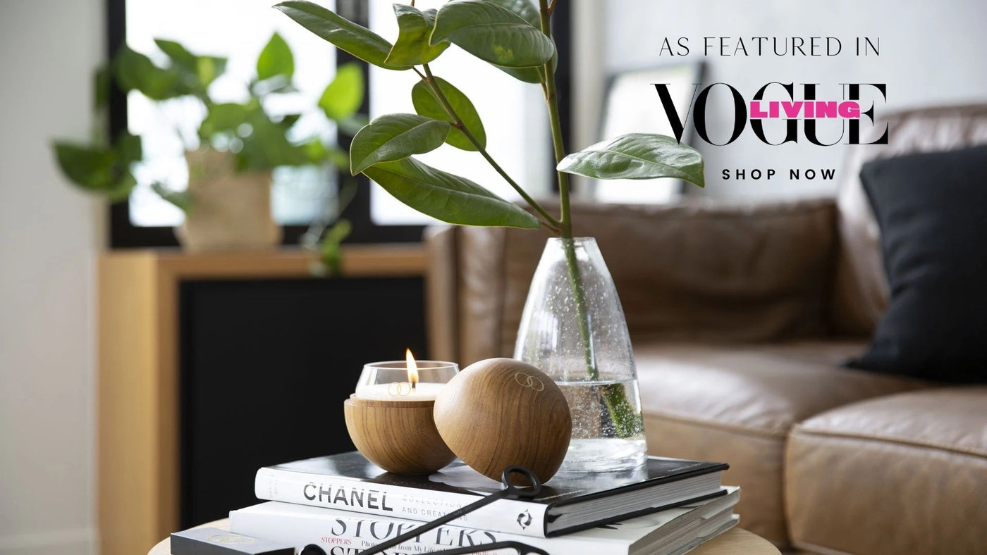 Nerridah & Ross | Featured In Vogue Living Magazine - Candles & Diffusers (Desktop Banner)