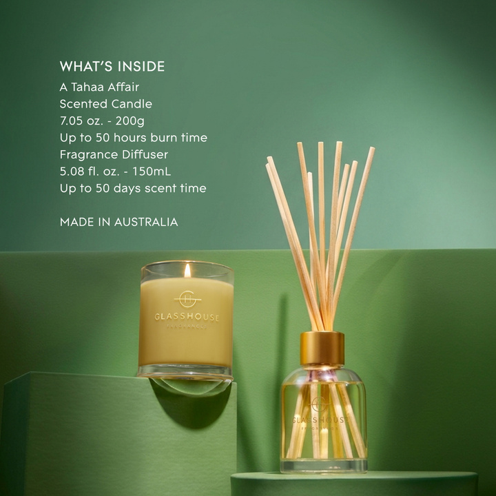 Glasshouse A Tahaa Affair Home Fragrance Gift Set