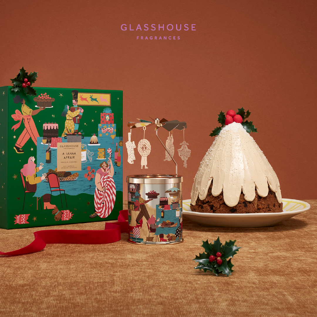 A Tahaa Affair Candle with Spinning Carousel | Glasshouse