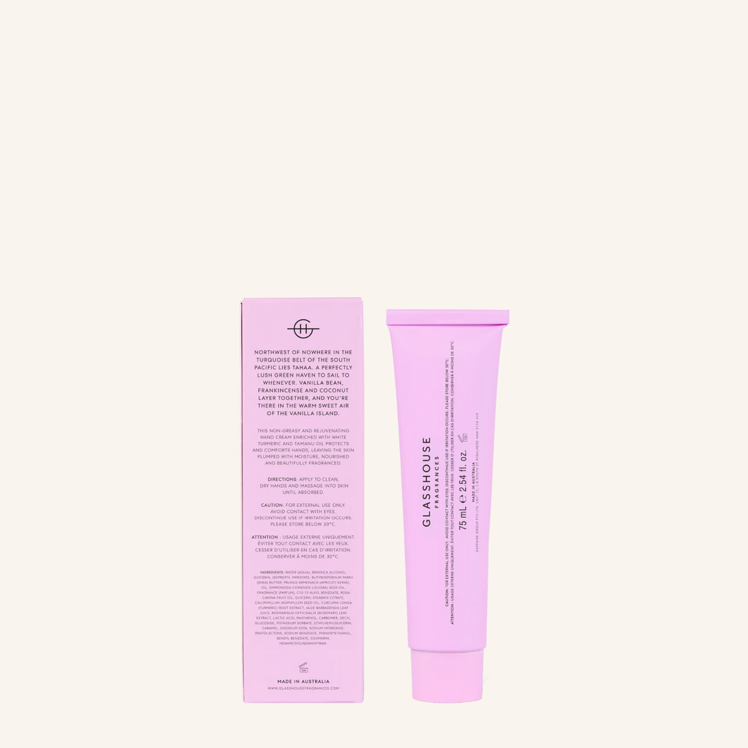 A Tahaa Affair Hand Cream | Glasshouse