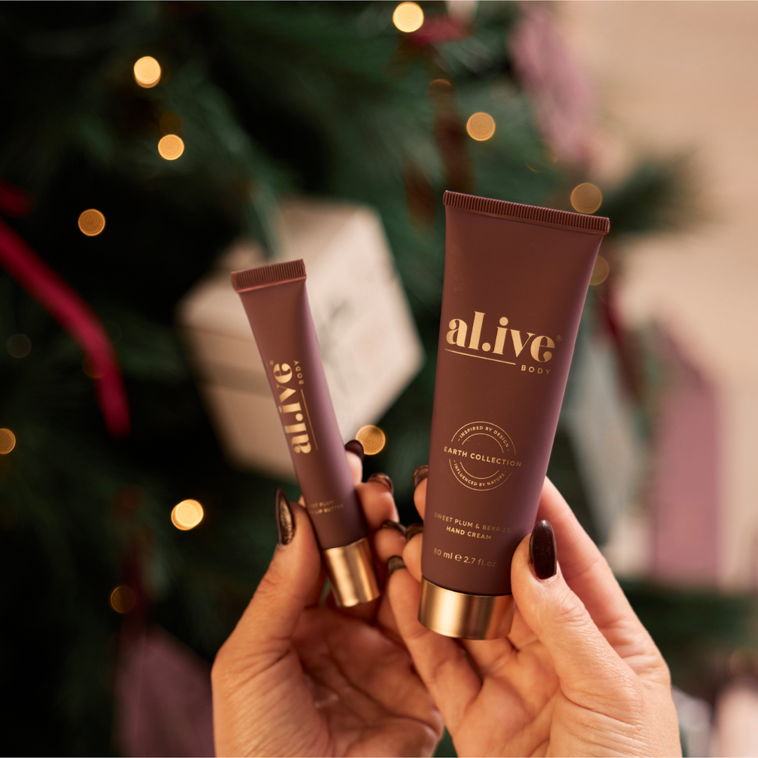 Christmas Hand & Lip Gift Set -Sweet Plum & Berries | al.ive body