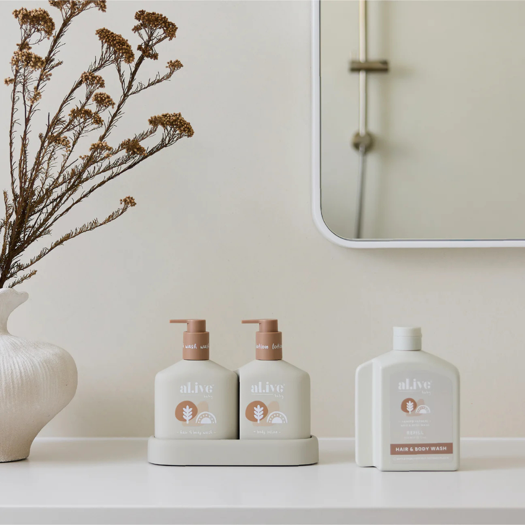 650ml Baby Wash Refill - Calming Oatmeal | al.ive body