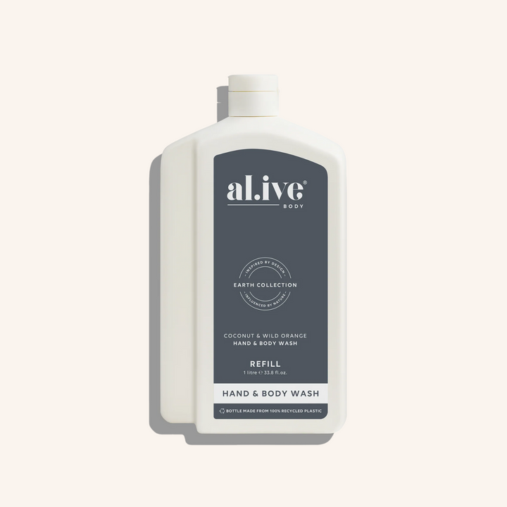 1L Wash Refill - Coconut & Wild Orange  | al.ive body