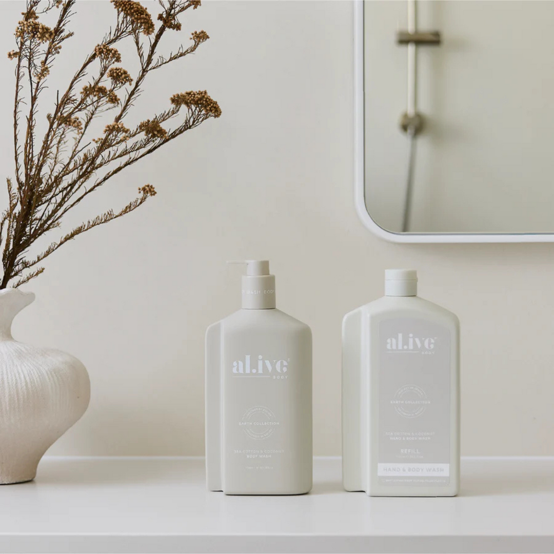 1L Wash Refill - Sea Cotton & Coconut | al.ive body
