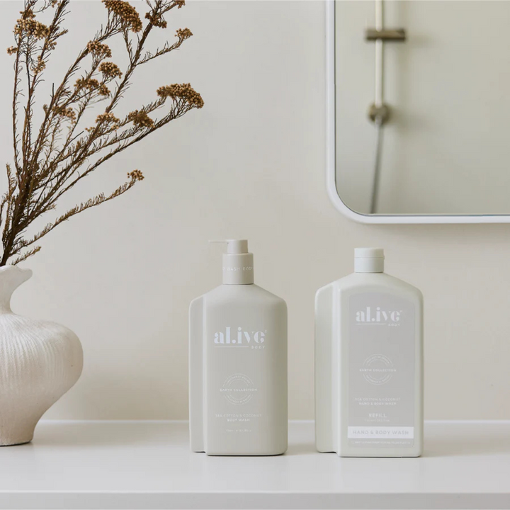 1L Wash Refill - Sea Cotton & Coconut | al.ive body