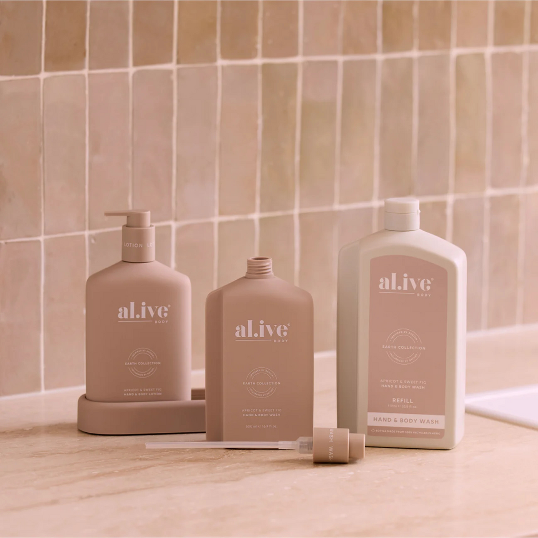 1L Wash Refill - Apricot & Sweet Fig | al.ive body