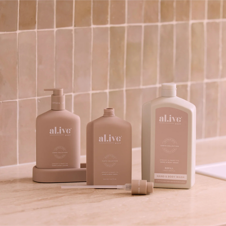 1L Wash Refill - Apricot & Sweet Fig | al.ive body