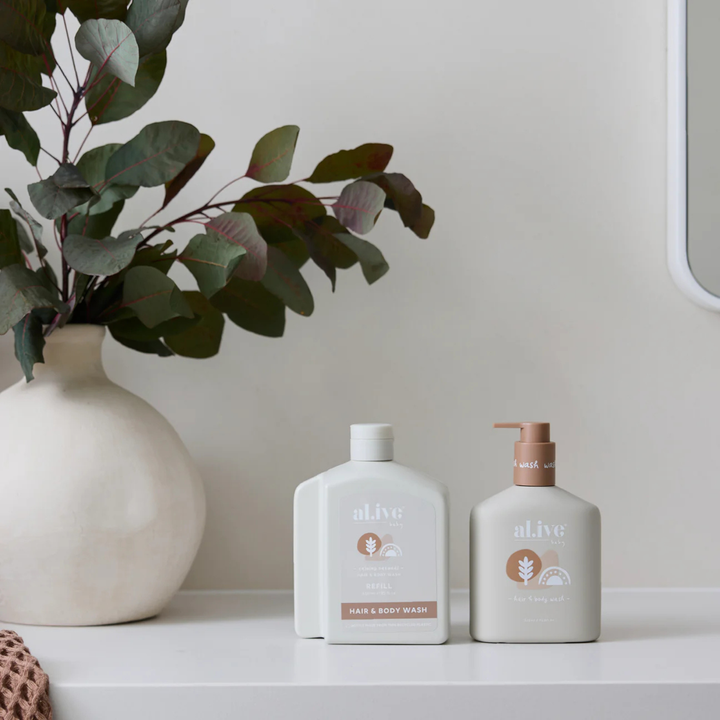 650ml Baby Wash Refill - Calming Oatmeal | al.ive body