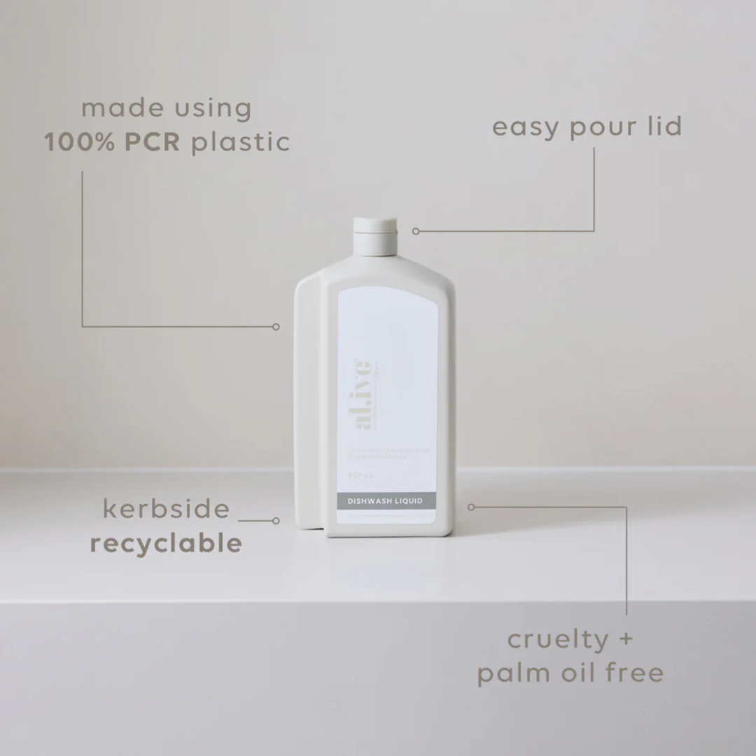 Dish Wash Refill Lemon Myrtle and Honeydew | al.ive body