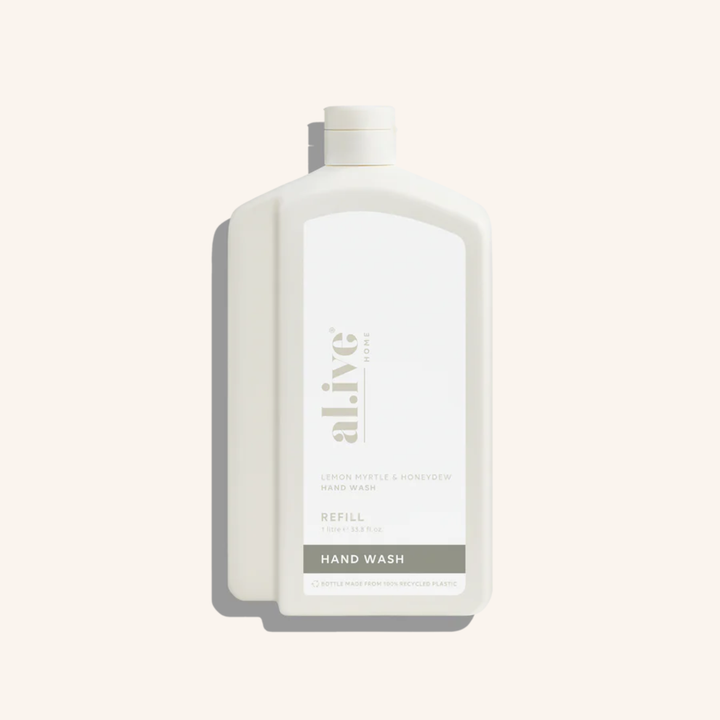 1L Hand Wash - Lemon Myrtle and Honeydew | al.ive body