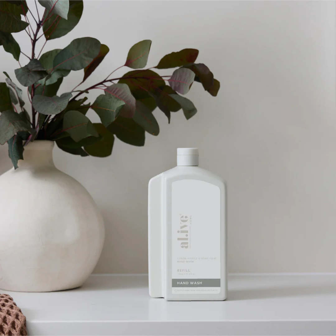 1L Hand Wash - Lemon Myrtle and Honeydew | al.ive body