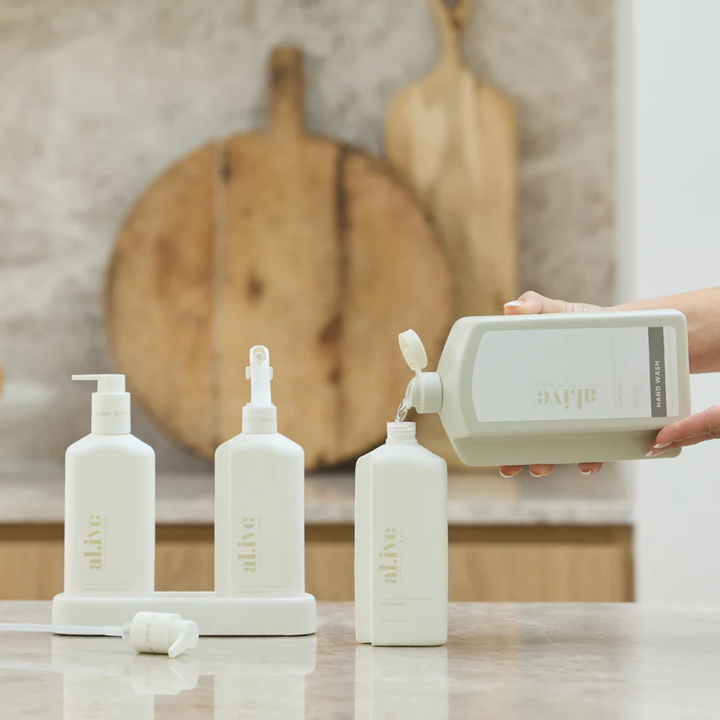 1L Hand Wash - Lemon Myrtle and Honeydew | al.ive body