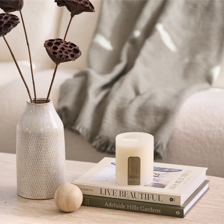 Soy Candle Green Pepper & Lotus | Al.ive Body