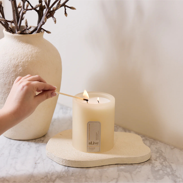 Soy Candle Sea Cotton & Coconut | Al.ive Body