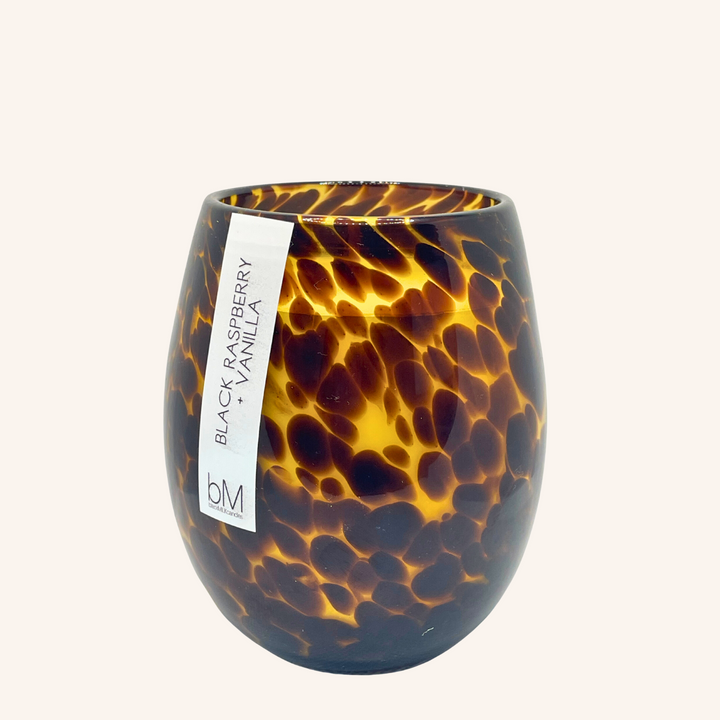 Confetti Leopard - Black Raspberry & Vanilla | BlackMILK Candles