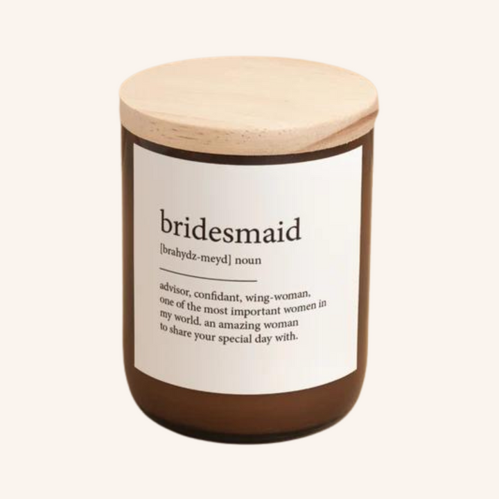 Dictionary Meaning Candle - Bridesmaid