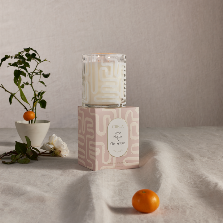 Rose Nectar & Clementine Mother's Day Soy Candle | Circa