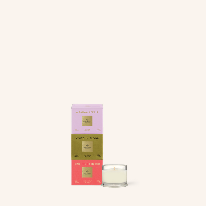 30g Candle Trio Pack | Glasshouse