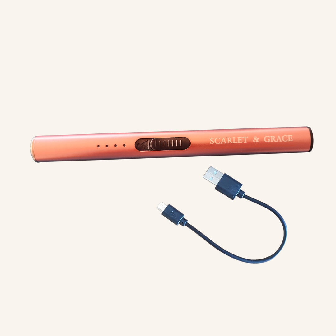 Rechargeable Laser Lighter - Metallic Blush