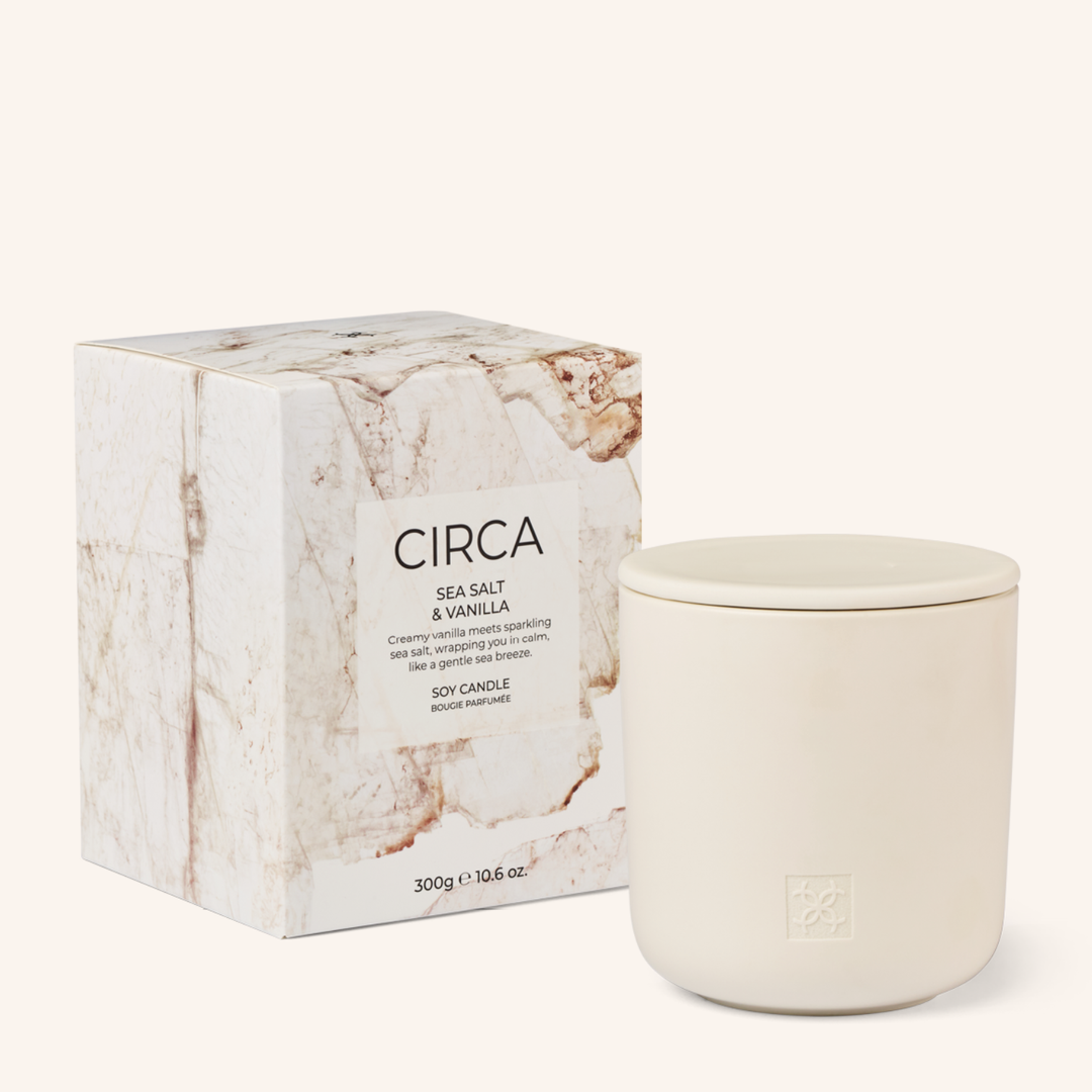 Sea Salt & Vanilla 300g Soy Candle | Circa