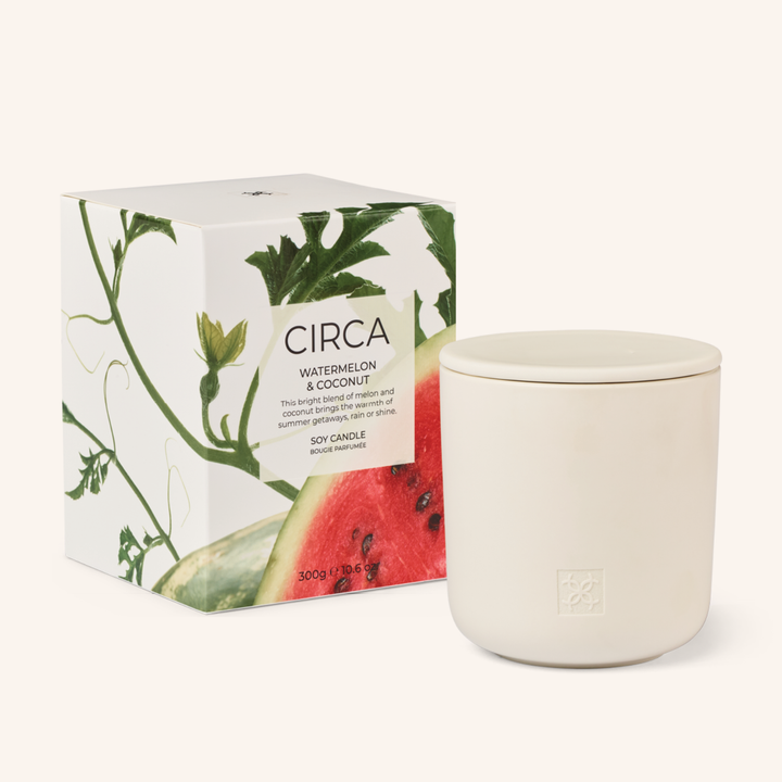Coconut & Watermelon 300g Soy Candle | Circa