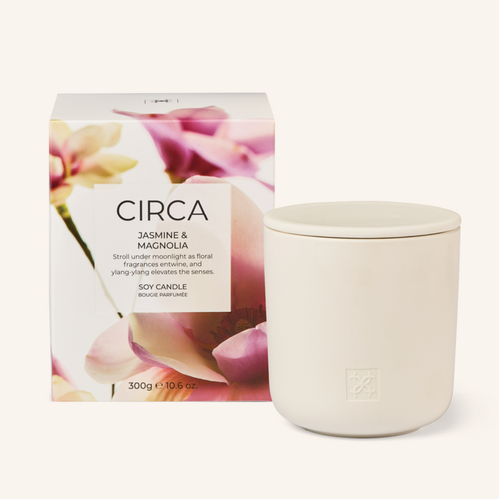 Jasmine & Magnolia 300g Soy Candle | Circa