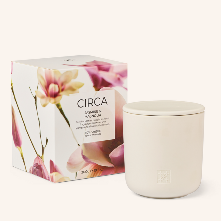 Jasmine & Magnolia 300g Soy Candle | Circa