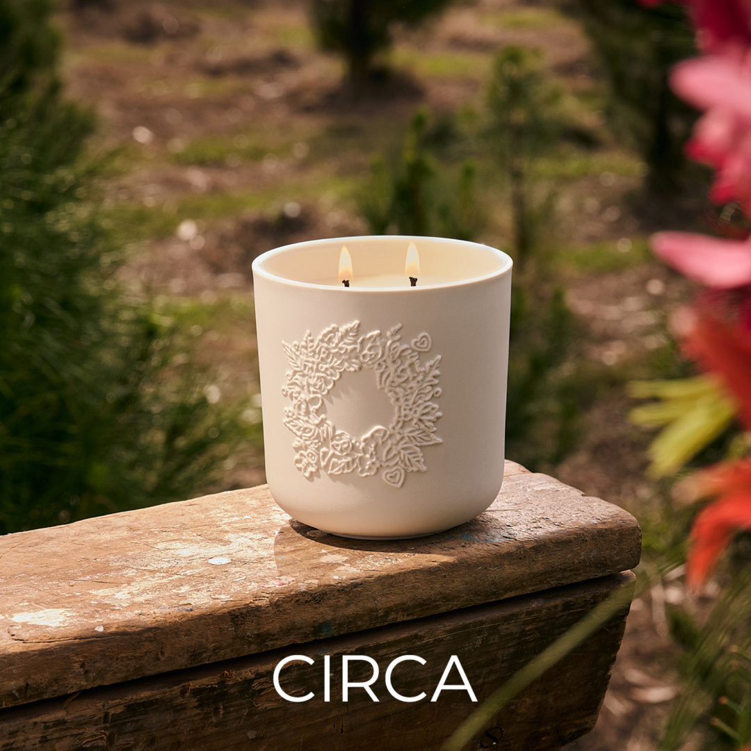 Raspberry & Rhubarb Soy Candle | Circa