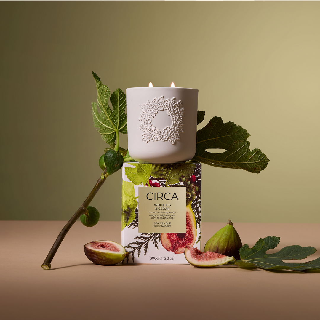 White Fig & Cedar Soy Candle | Circa