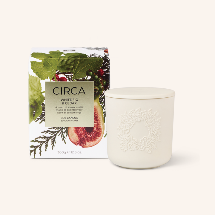White Fig & Cedar Soy Candle | Circa