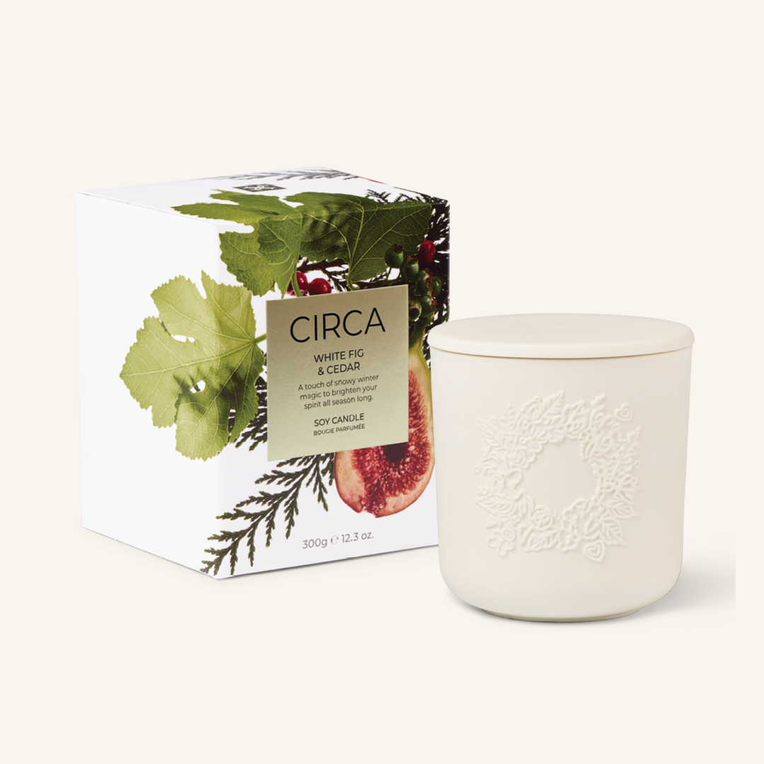 White Fig & Cedar Soy Candle | Circa