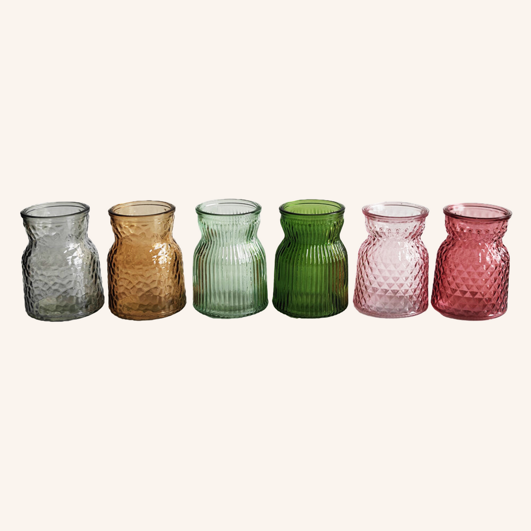 Coloured Glass Vases