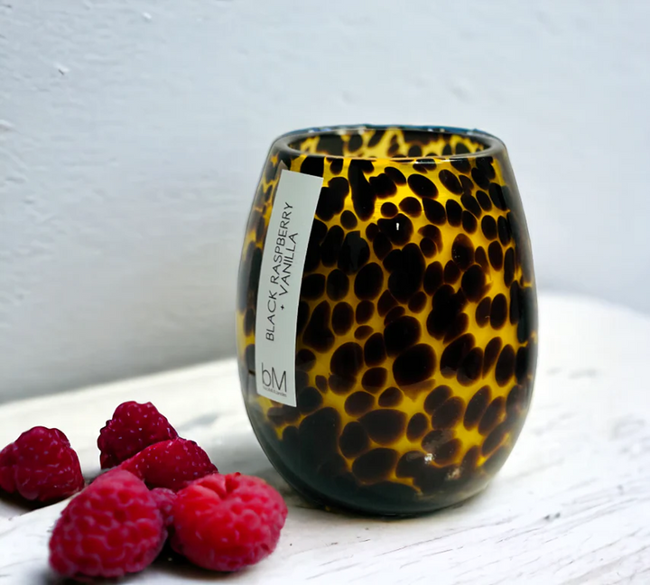 Confetti Leopard - Black Raspberry & Vanilla | BlackMILK Candles