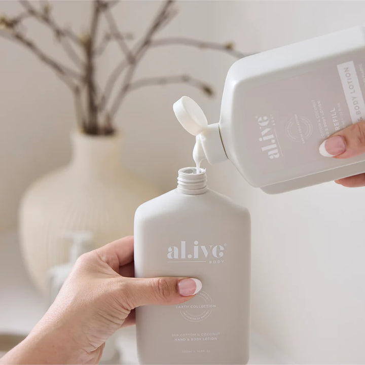 650ml Lotion Refill - Sea Cotton & Coconut | al.ive body