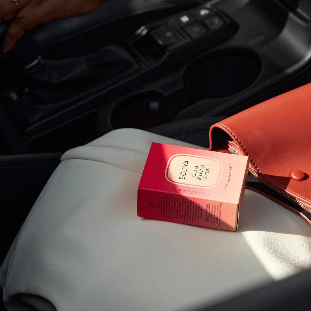 Guava & Lychee Sorbet Car Diffuser Fragrance Pods | ECOYA