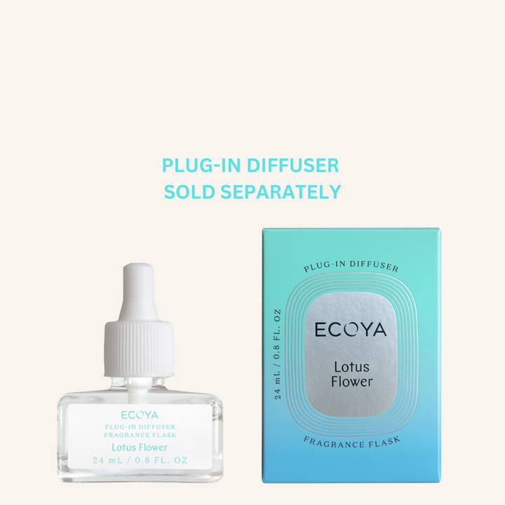 Plug-In Diffuser Fragrance Flask: Lotus Flower | Ecoya
