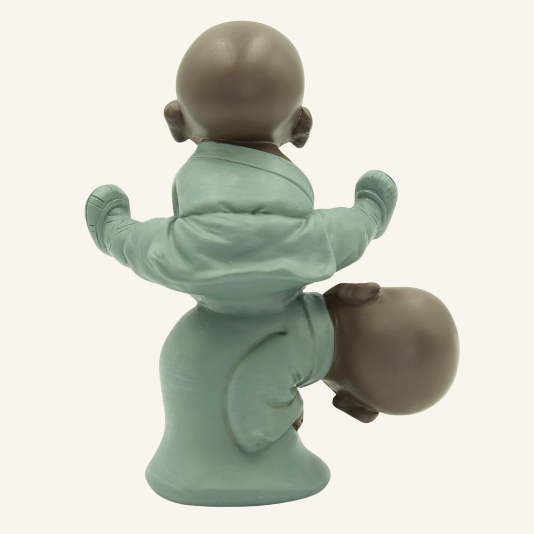 Green Leap Frog Baby Monks | Earth Saltz