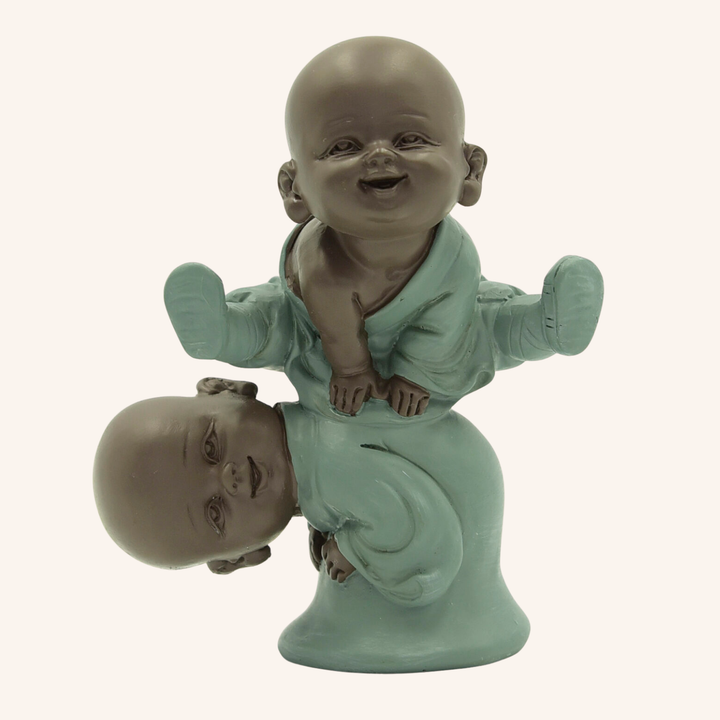 Green Leap Frog Baby Monks | Earth Saltz