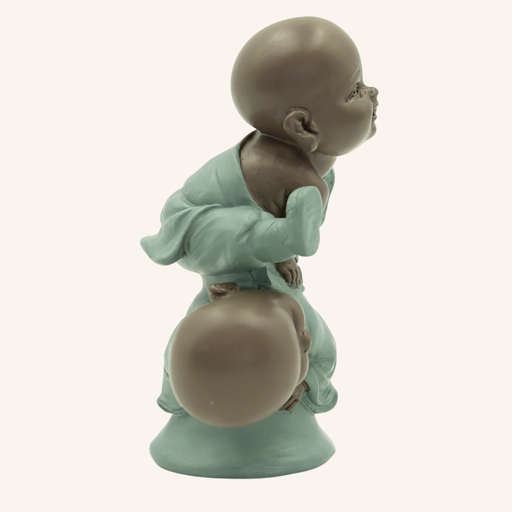 Green Leap Frog Baby Monks | Earth Saltz